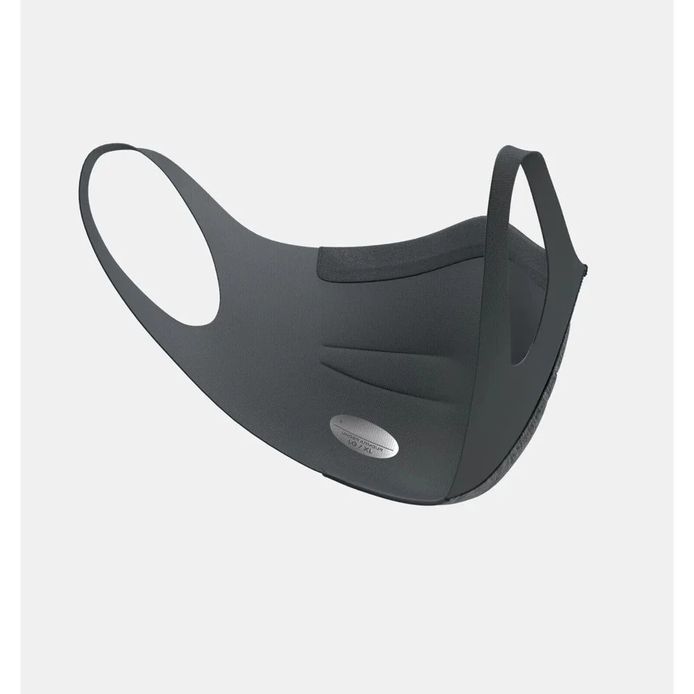 Under Armour Sports Face Mask M/L Unisex Adult Gray NEW In Package